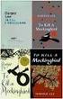 To Kill A Mockingbird Harper Lee 译 者 : 高 红 梅 简 介 本 书 获 1960 年 普 利 策 奖 三 十 年 代, 美 国 大 萧 条 时 期 南 部 的 一 个 小 镇, 三 个 天 真 孩 子 的 生 活 因 为 两 桩 冤 案 而 改 变 赢 弱 而