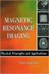 Principles & Applications of Magnetic Resonance Imaging