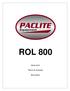Microsoft Word - ROLLER 800 Spare Parts manual