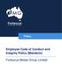 Policy Employee Code of Conduct and Integrity Policy (Mandarin) Fortescue Metals Group Limited